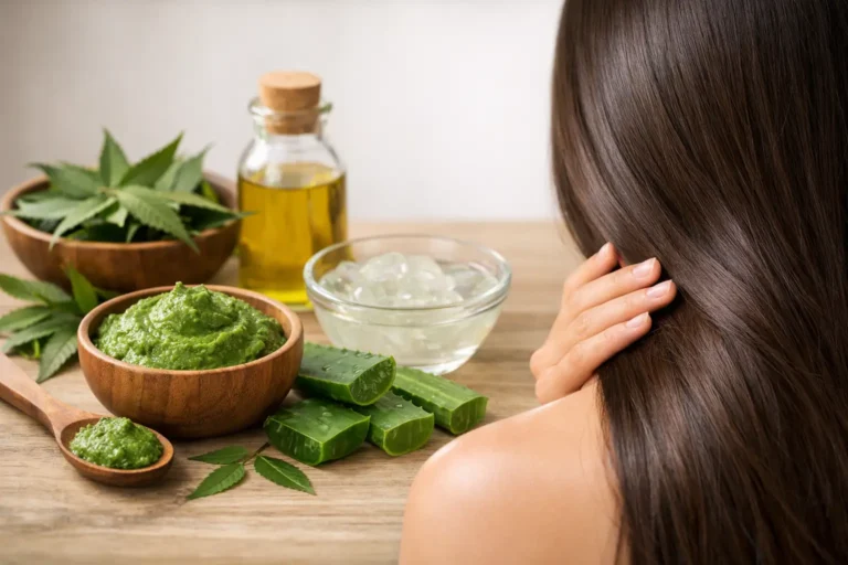 How to Use a Neem Aloe Vera Hair Treatment