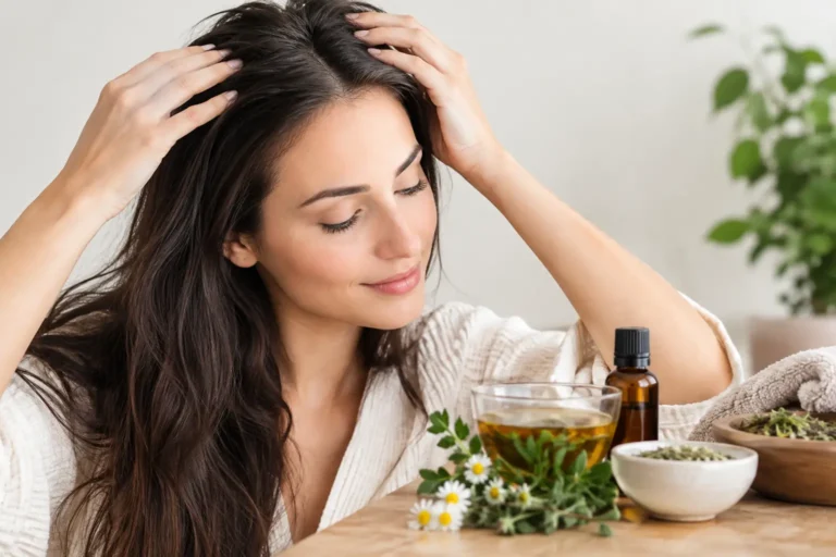 Dry Scalp Recovery With a Gentle Herbal Routine
